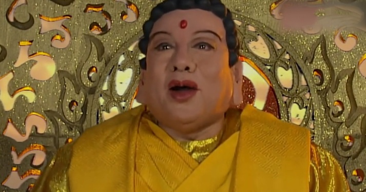 80岁朱龙广再扮如来佛祖,时隔33年仍有当年风采 zt