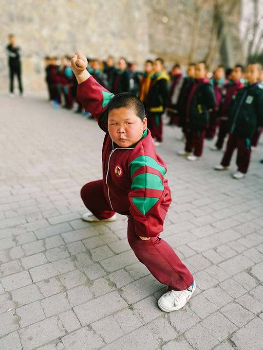 11岁"小胖子"练武瘦到130斤 ,被称为"行走的表情包". zt
