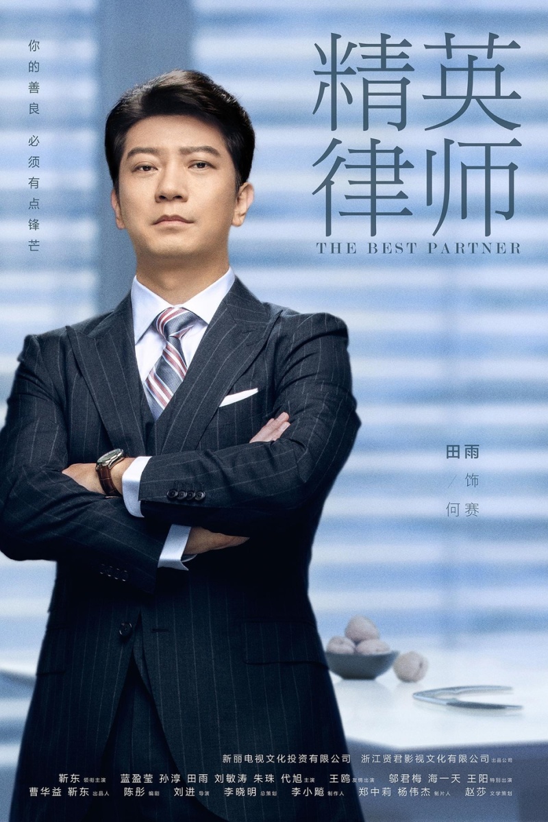 《精英律师》人物定妆照首发,靳东蓝莹莹职业装清爽干练 zt