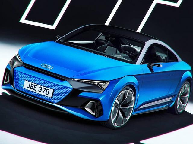 奥迪tt纯电版快来看看造型这还是那个拉风的小跑吗