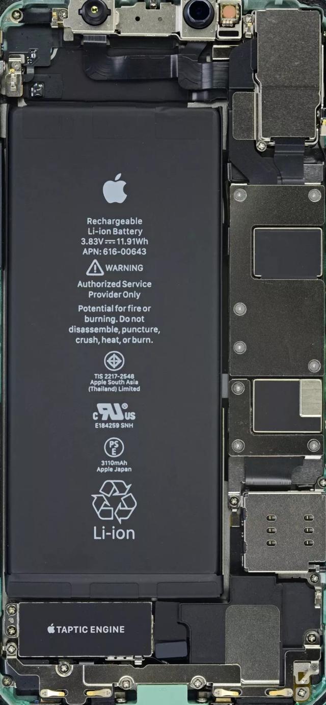 超酷的!iphone 11系列内部构造图当壁纸,看的清清楚楚 zt