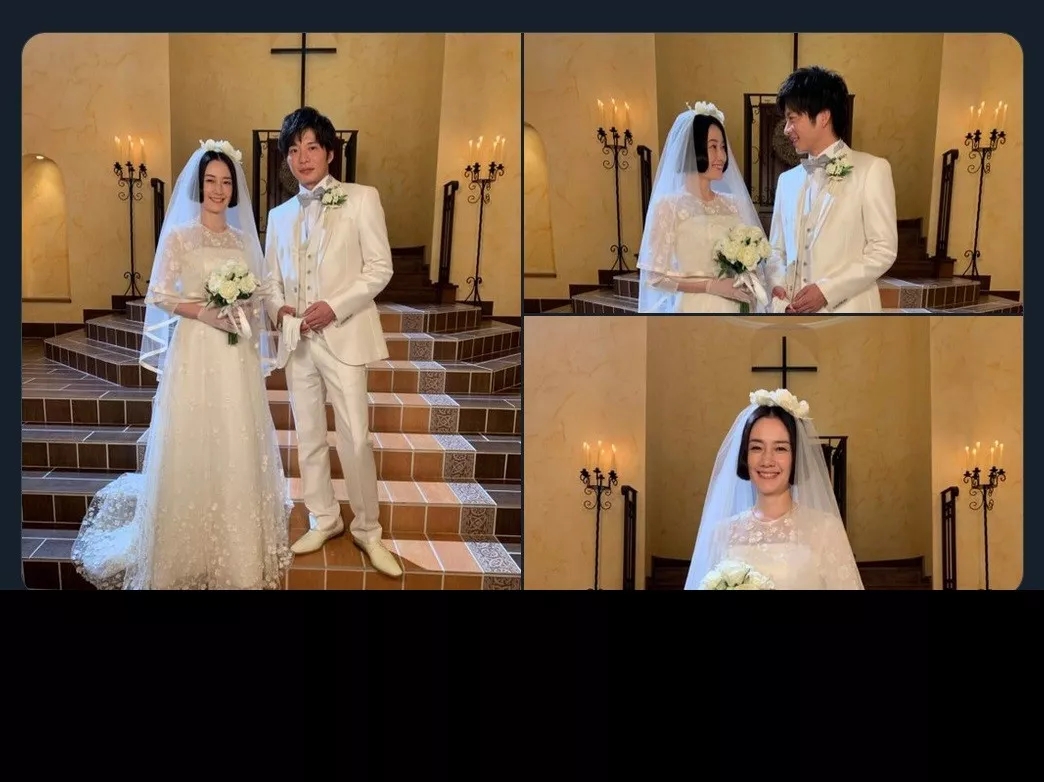 田中圭&原田知世《轮到你了"夫妇"结婚照引起反响 zt