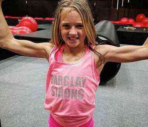 国外一小女孩10岁就成为肌肉小萝莉,太赞了 zt