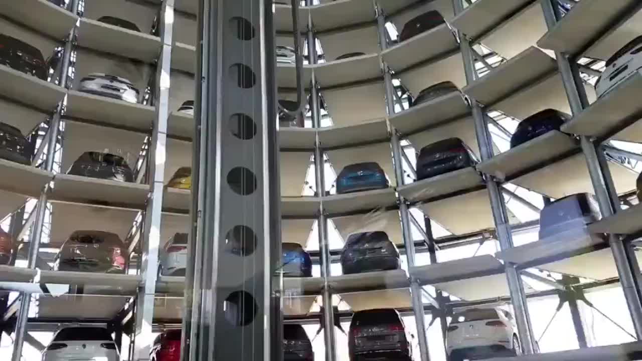 德国大众沃尔夫斯堡全自动立体停车库大家怎么看