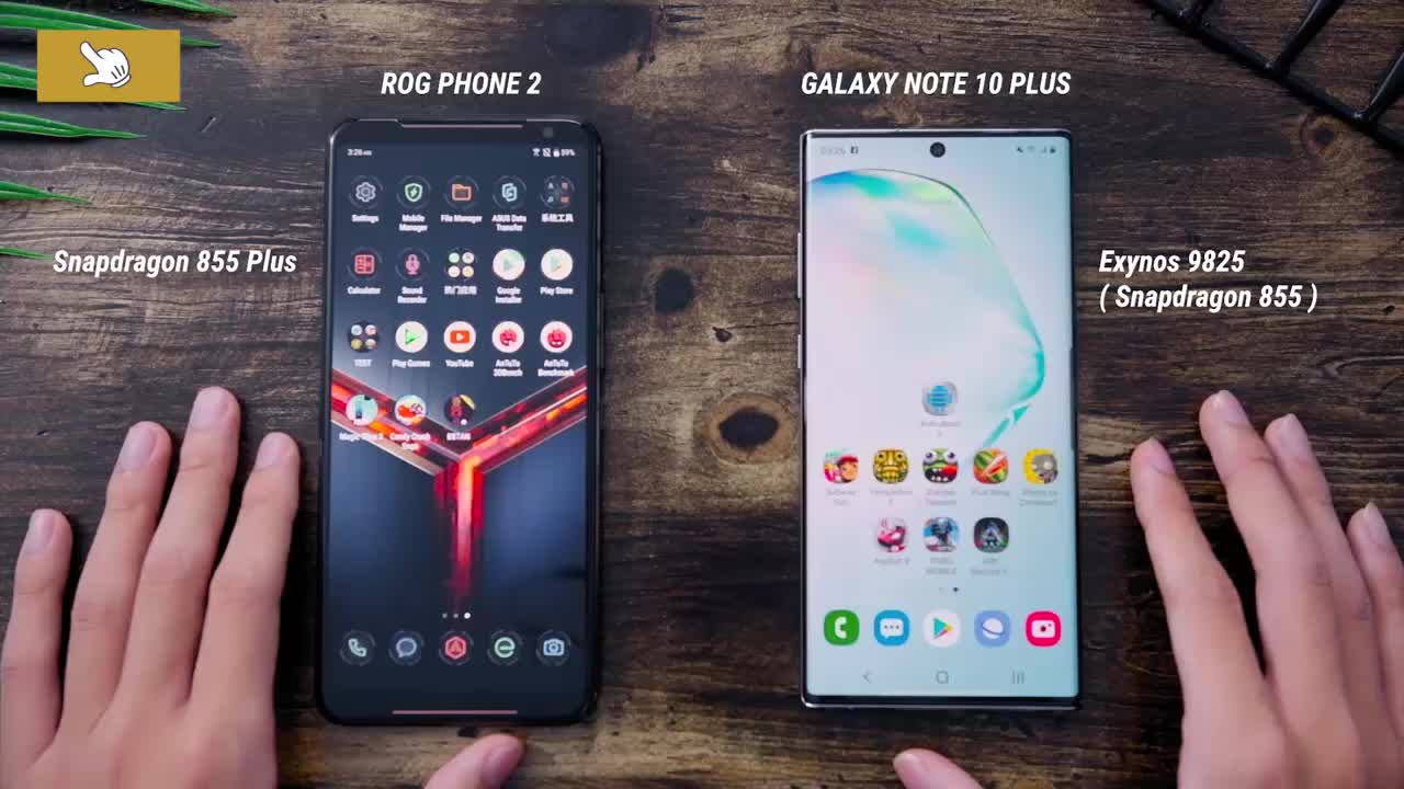 三星note10与华硕rogphone2速度对比测试zt