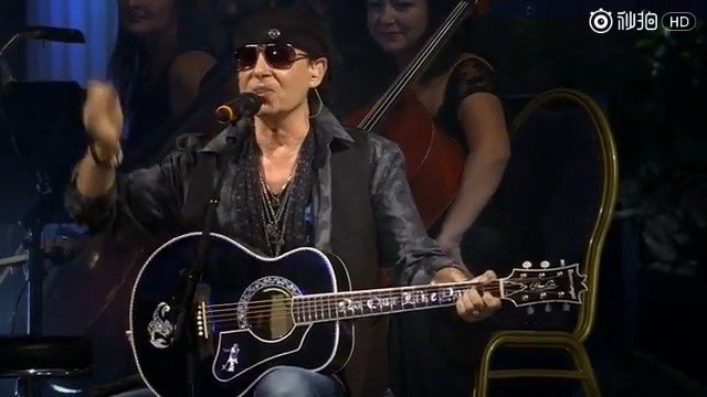 蝎子乐队主唱klausmeine现场弹唱followyourheartzt