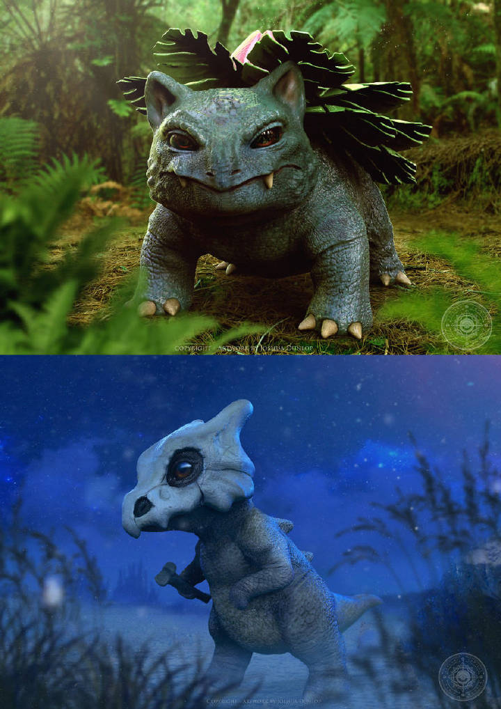 大神用3d技术还原的神奇宝贝们,神奇宝贝冲破次元壁了 zt