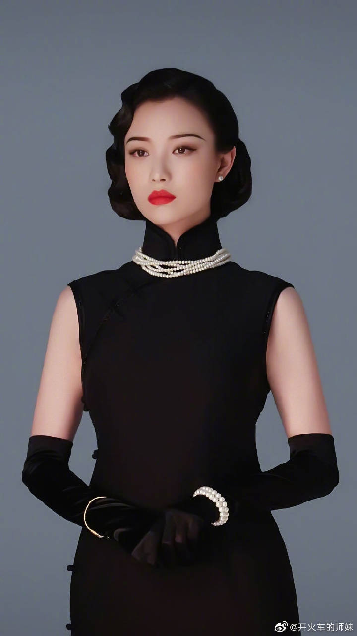穿旗袍的倪妮,媚而不妖,什么水平